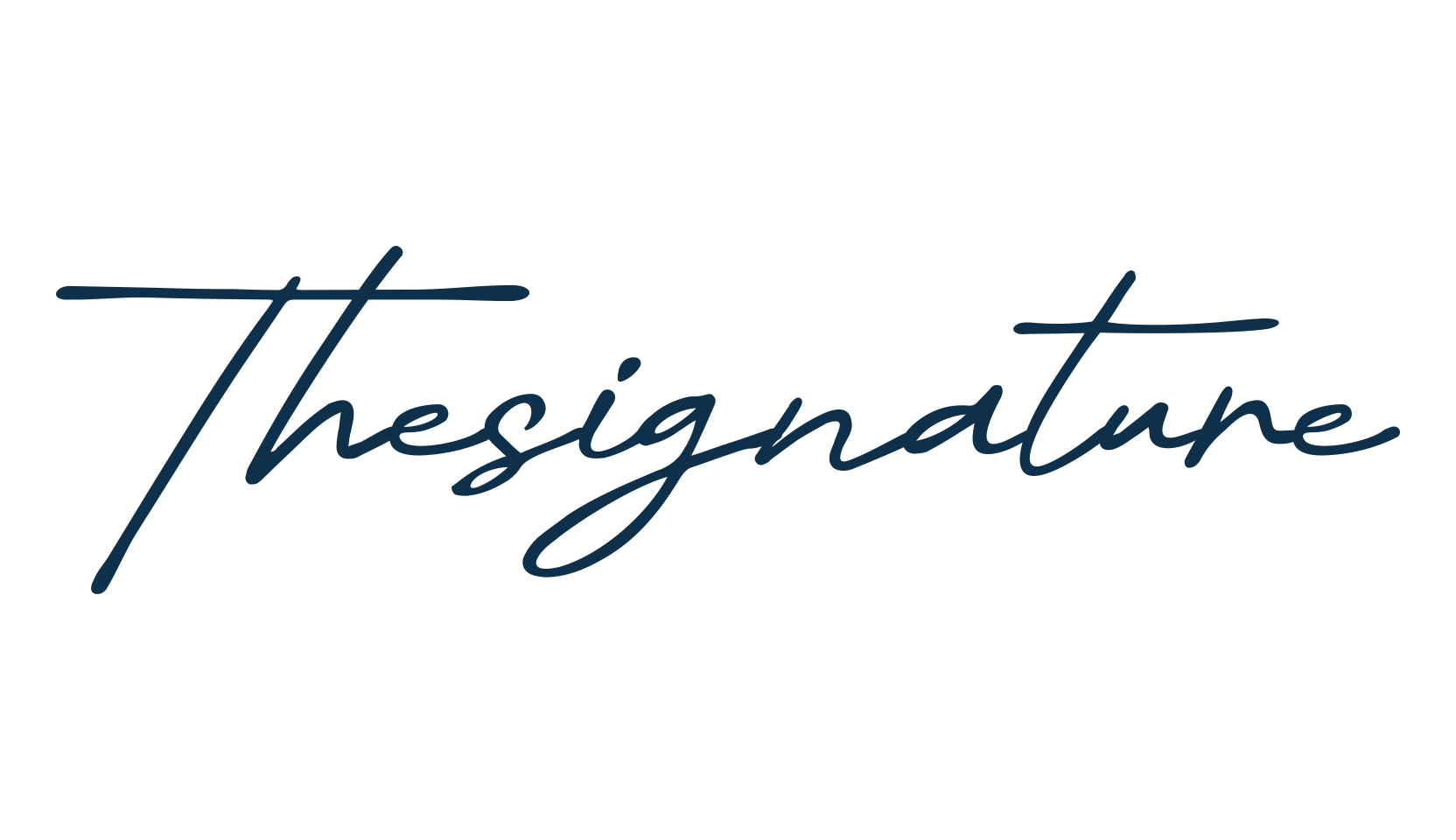 Thesignature, handwriting font preview
