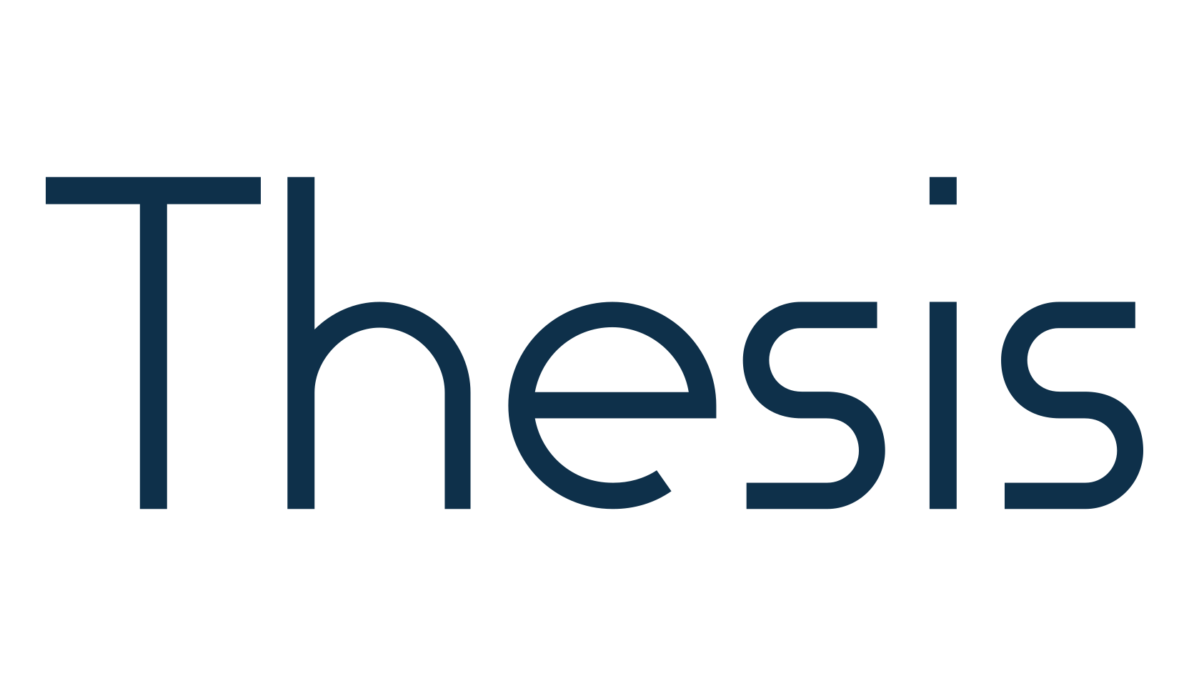 Thesis, basic sans serif font preview