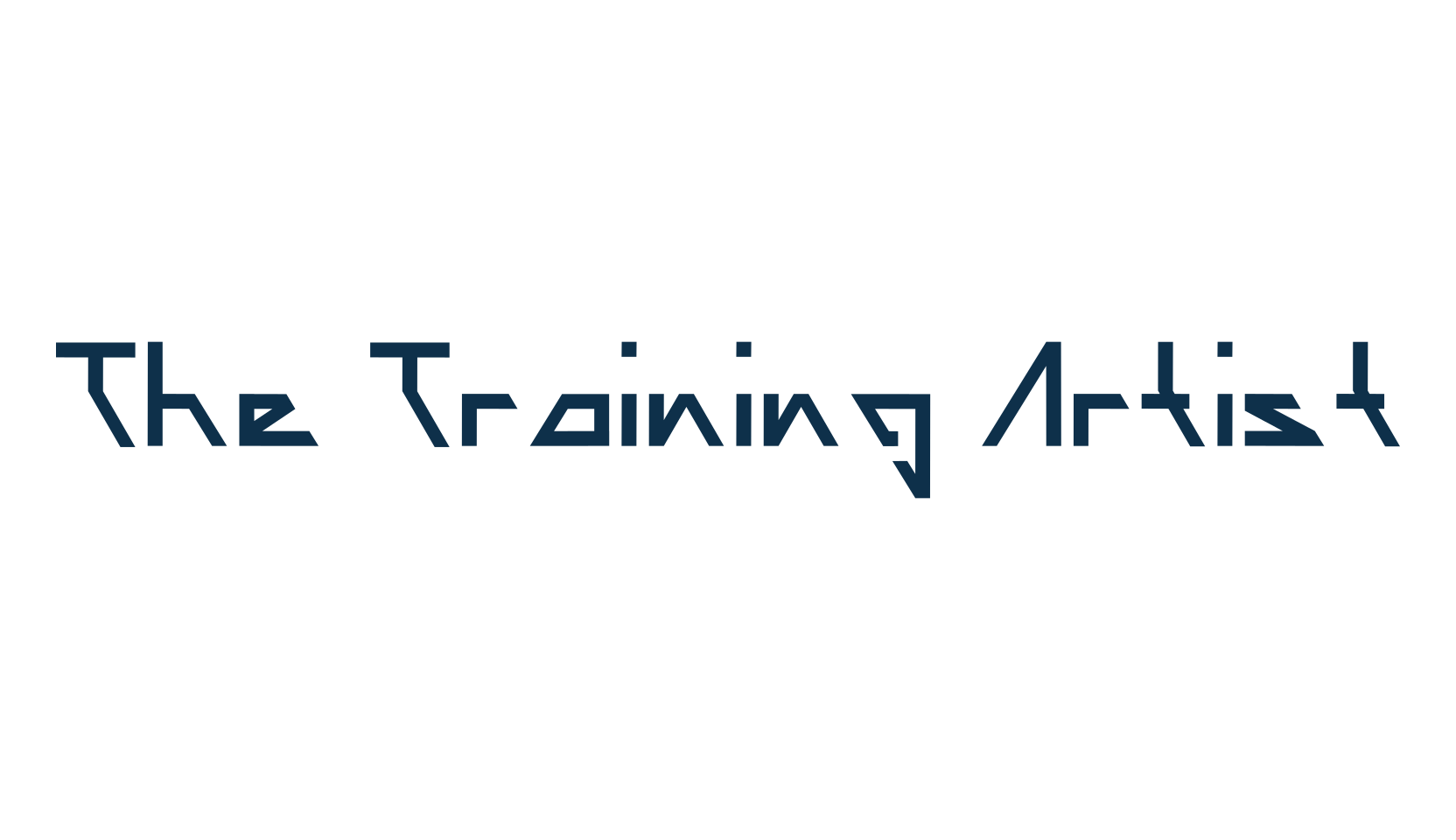 The Training Artist, fancy various techno sci-fi font preview