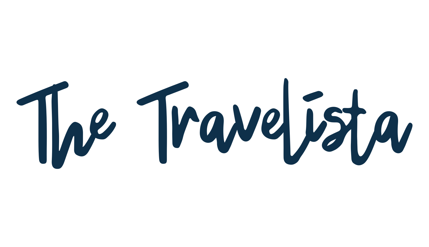 The Travelista, script handwritten fancy decorative calligraphy font preview