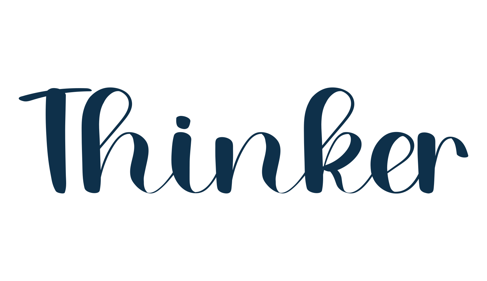 Thinker, various font preview