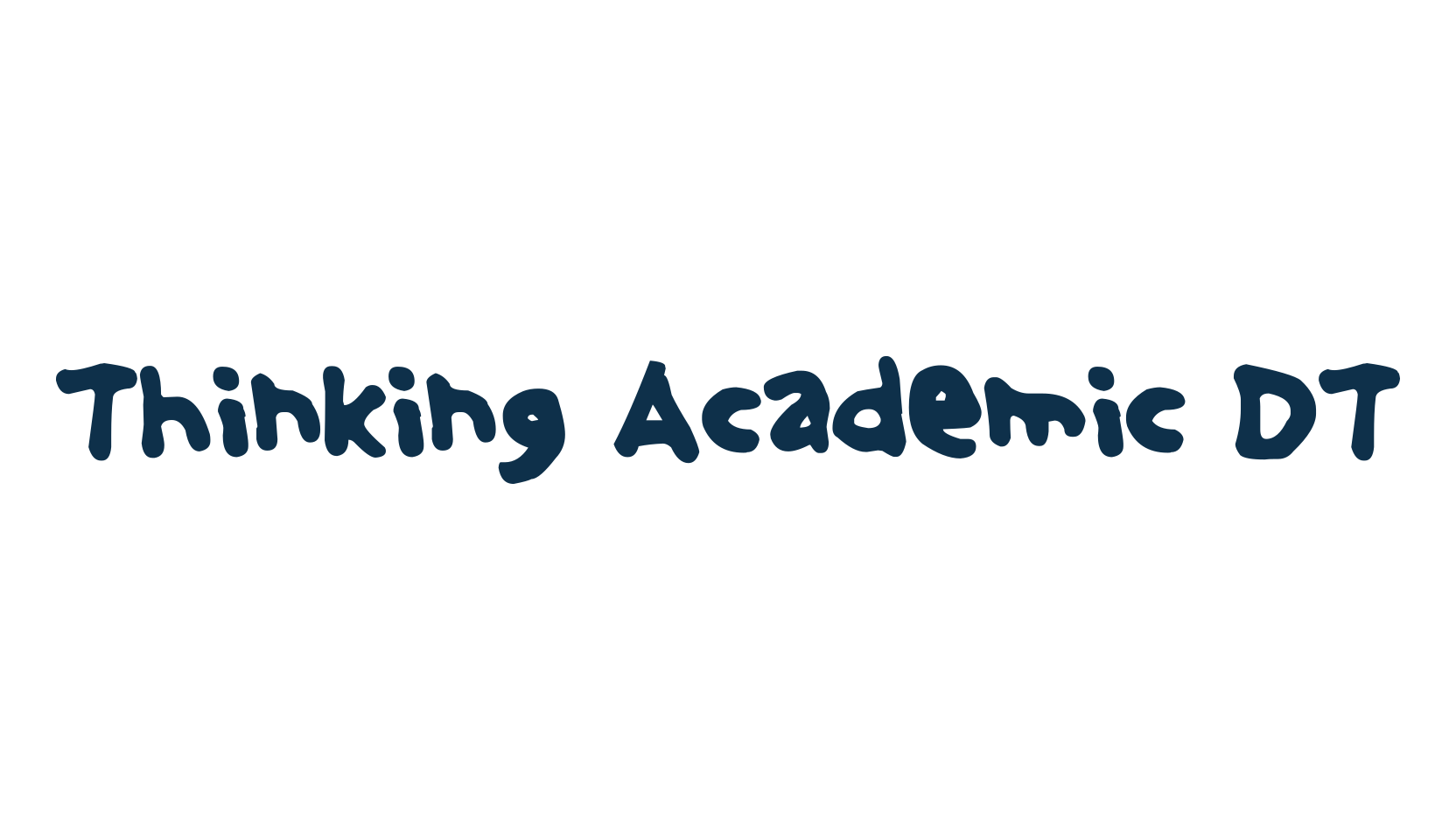 Thinking Academic DT, script handwritten fancy decorative calligraphy font preview
