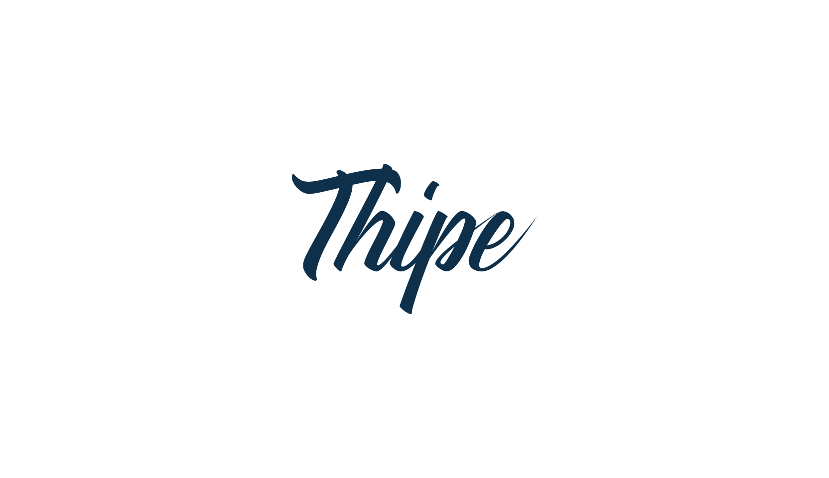 Thipe, calligraphy font preview