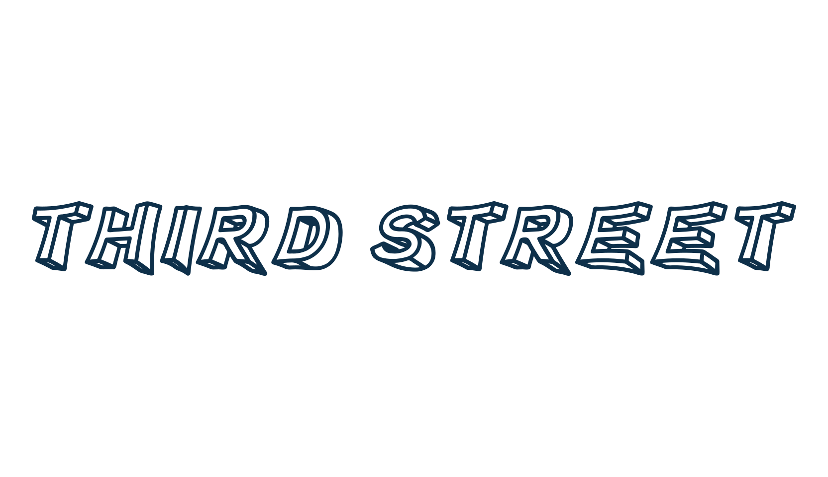 Third Street, various font preview
