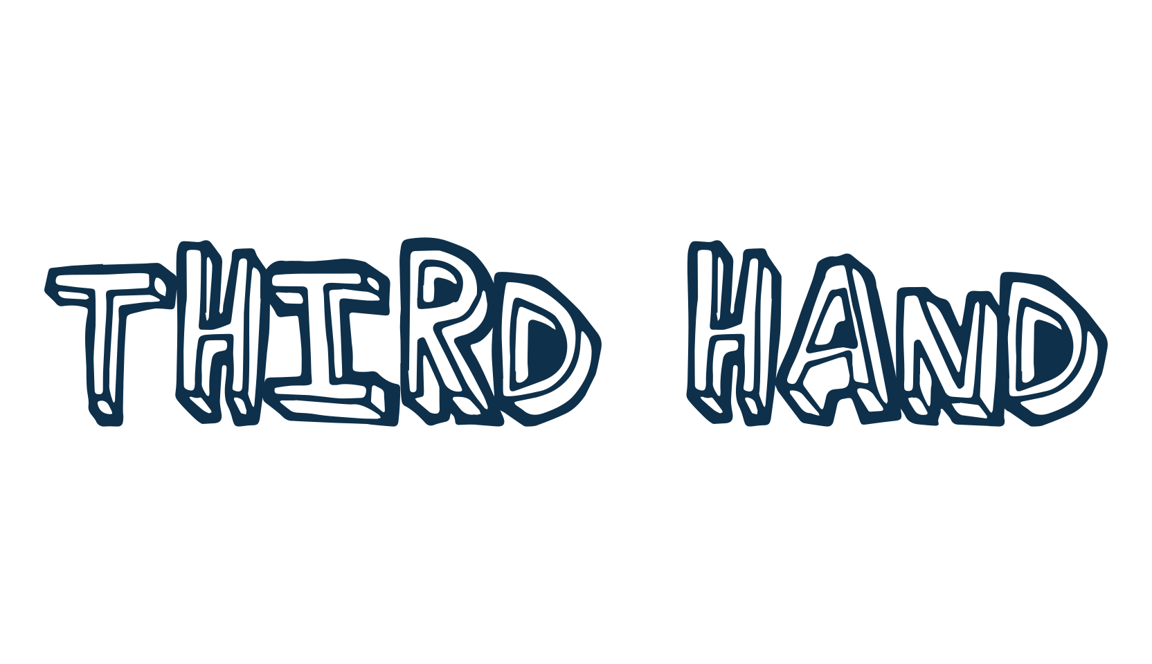 Third Hand, cartoon font preview