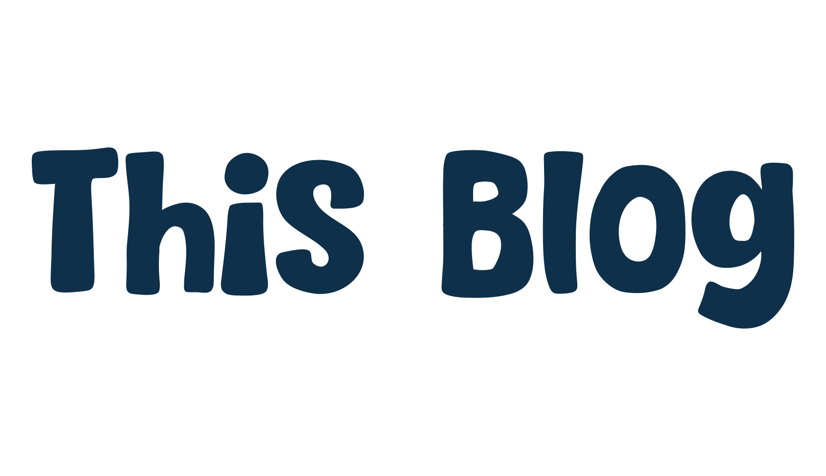 This Blog, fancy cartoon decorative font preview