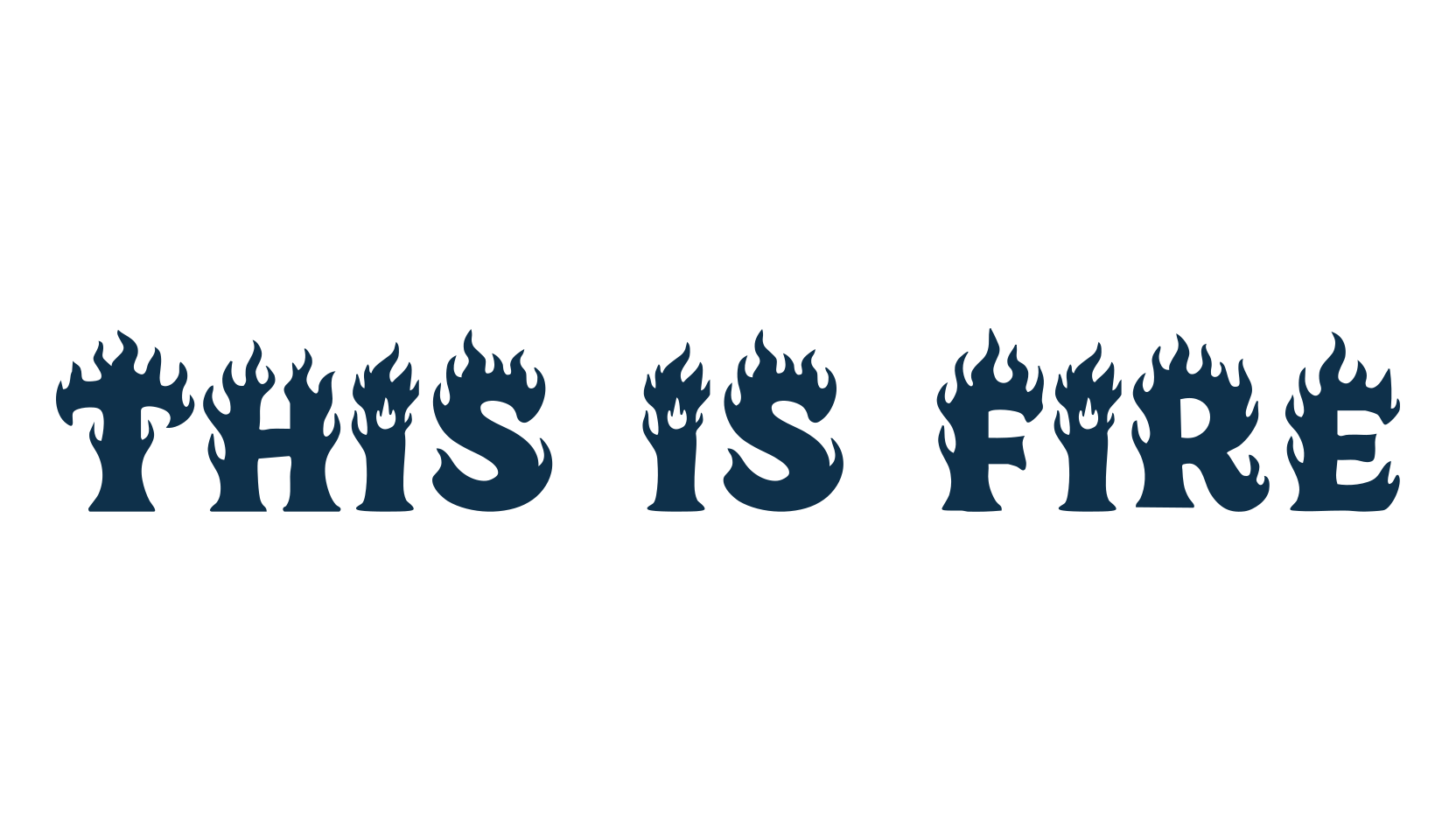 This is Fire, fire, ice font preview