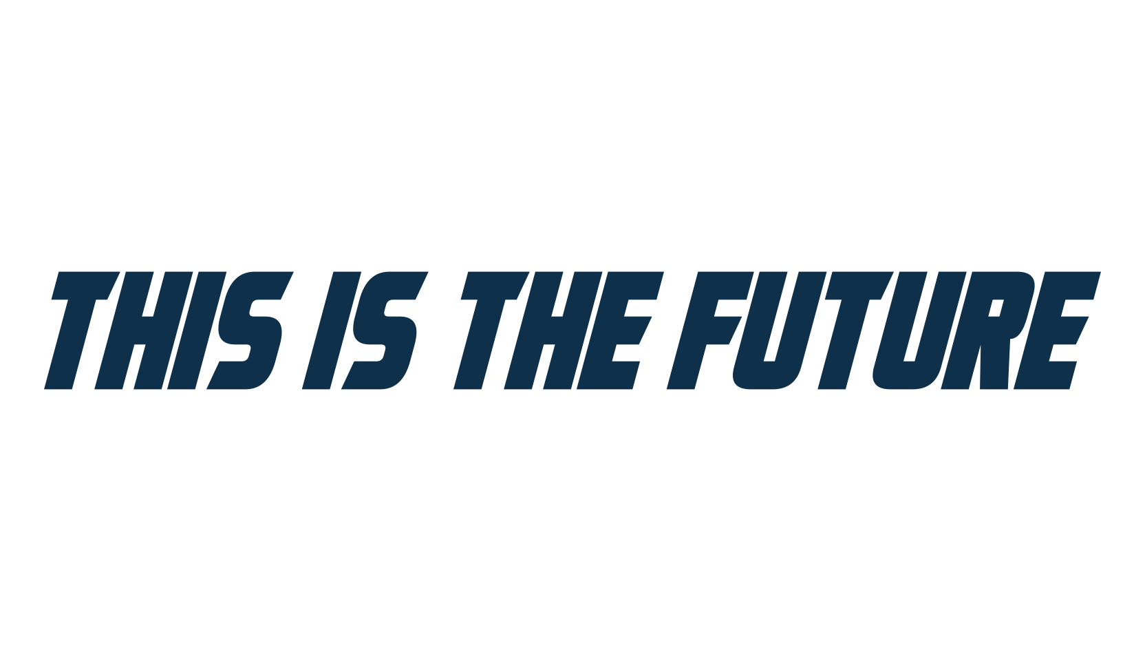 This Is The Future, sci-fi font preview