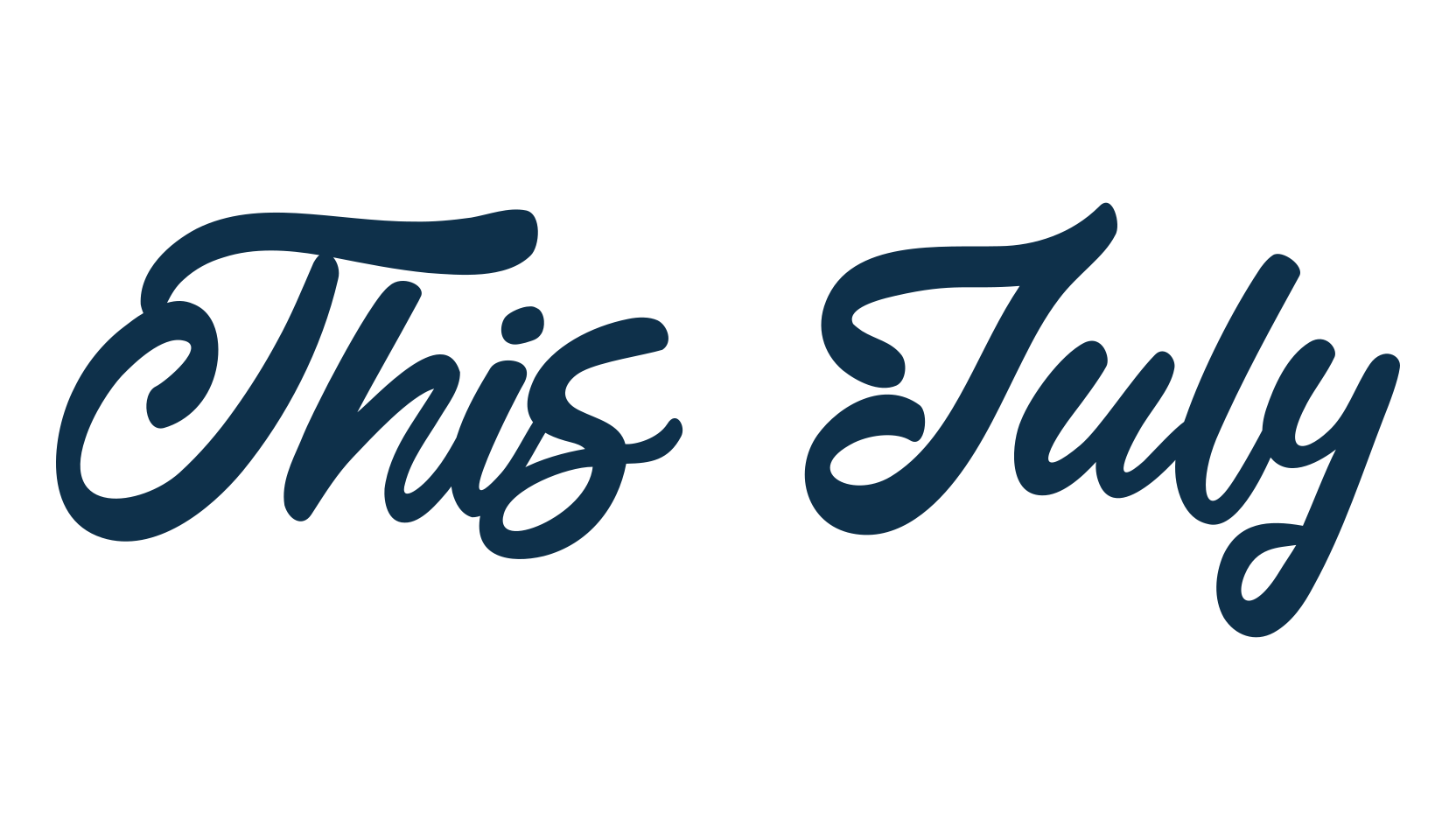 This July, fancy various decorative script calligraphy font preview