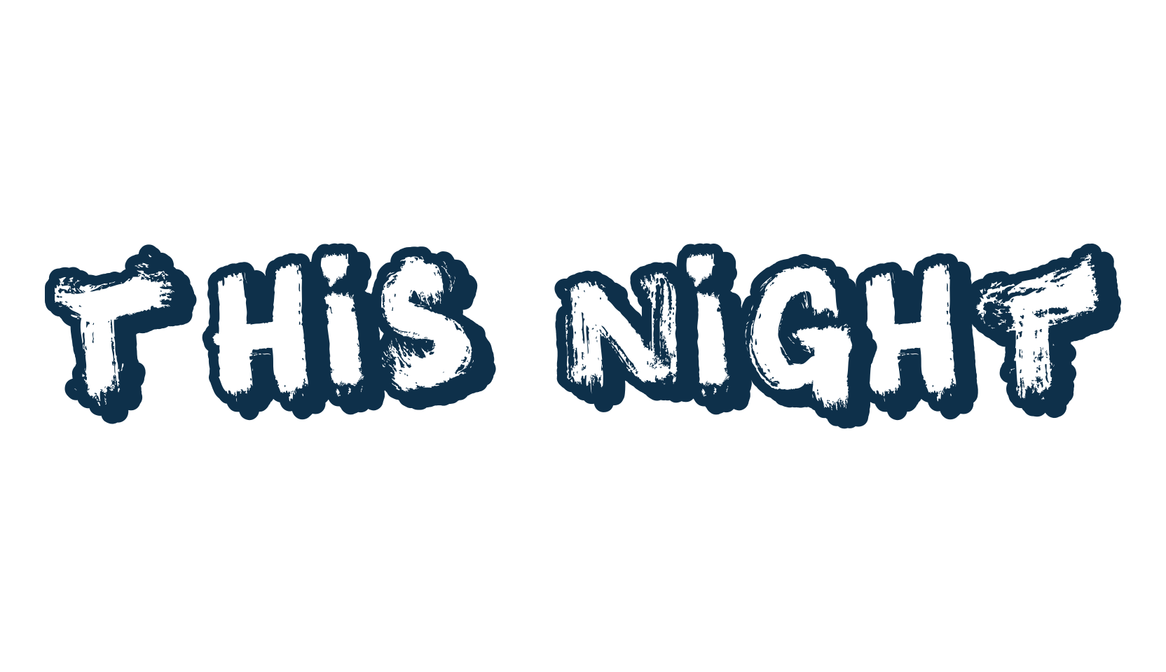 This Night, halloween font preview