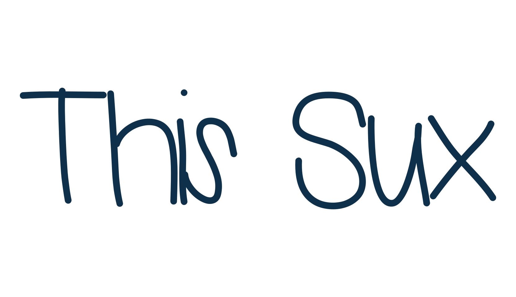 This Sux, script handwritten fancy decorative calligraphy font preview