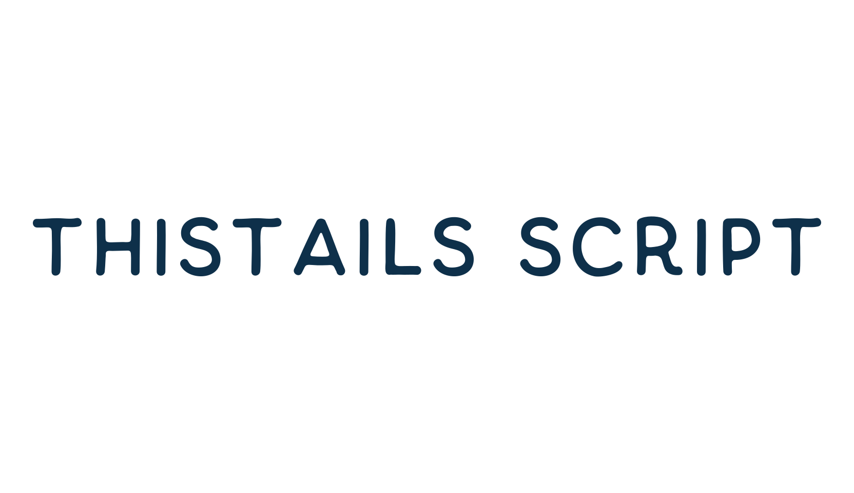 Thistails Script, various font preview