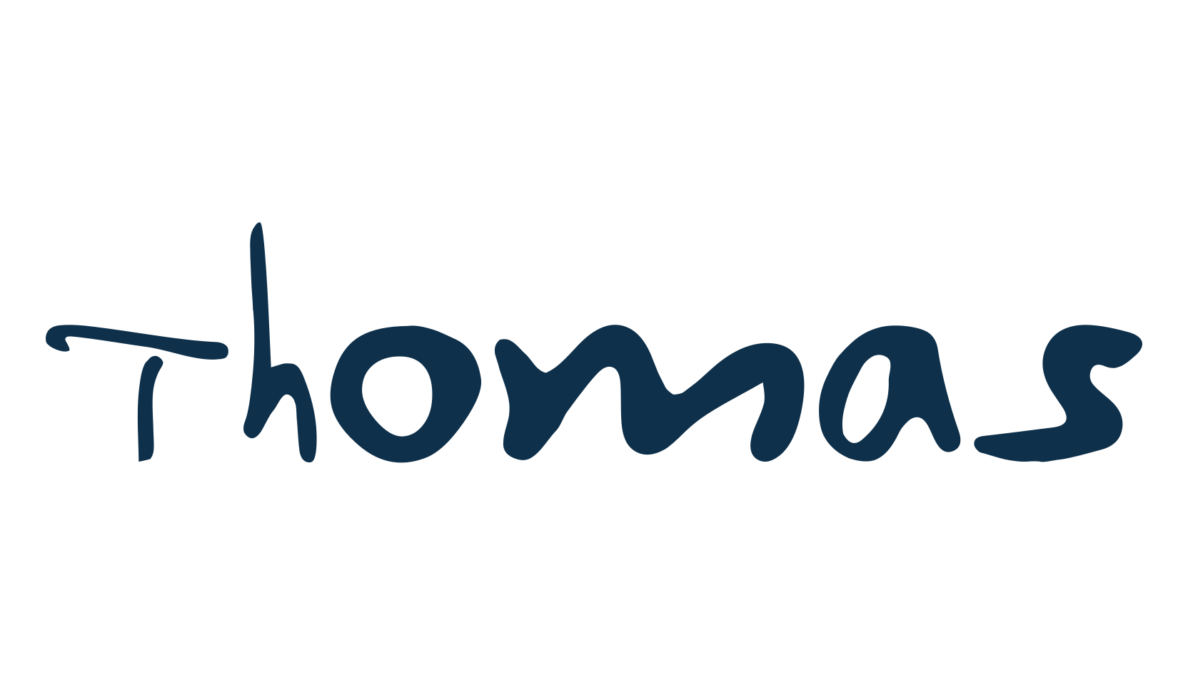Thomas, handwriting font preview