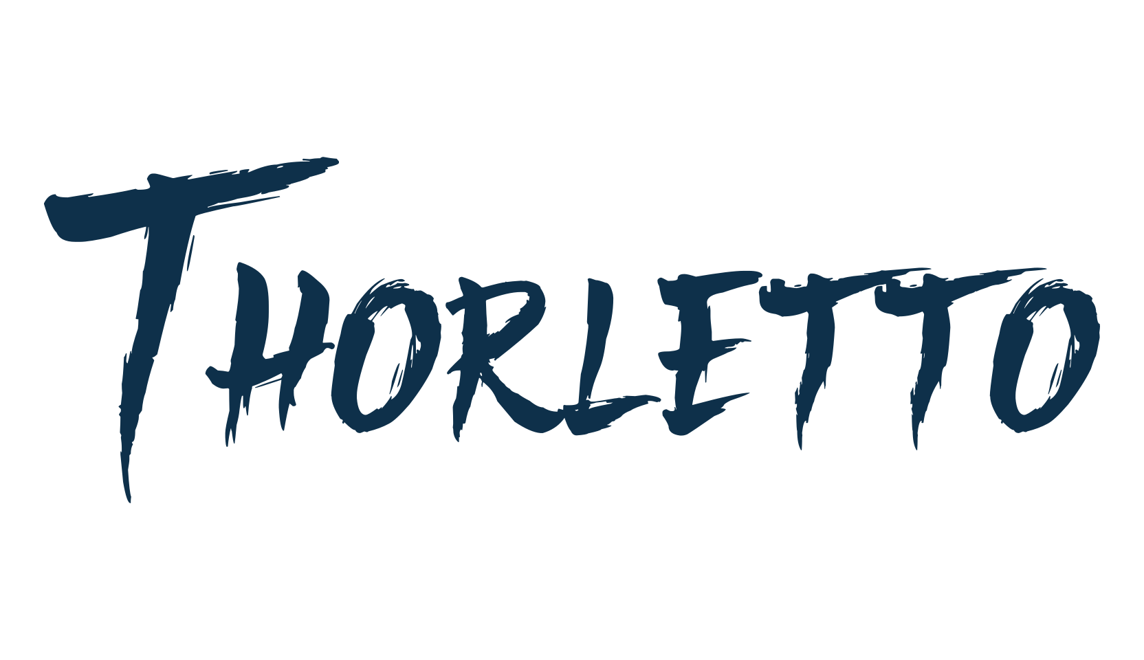 Thorletto, brush font preview