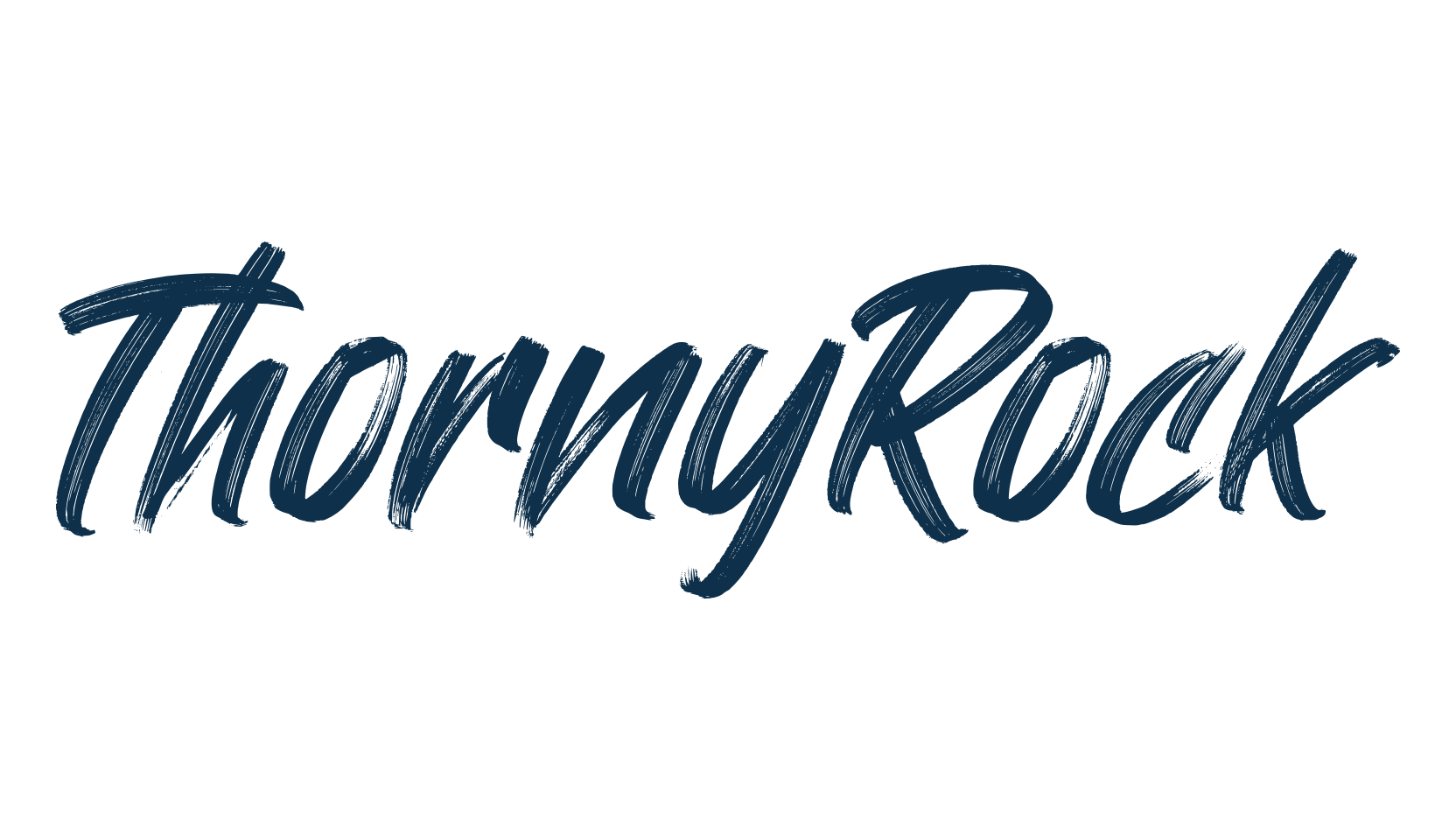 ThornyRock, script brush fancy decorative calligraphy font preview