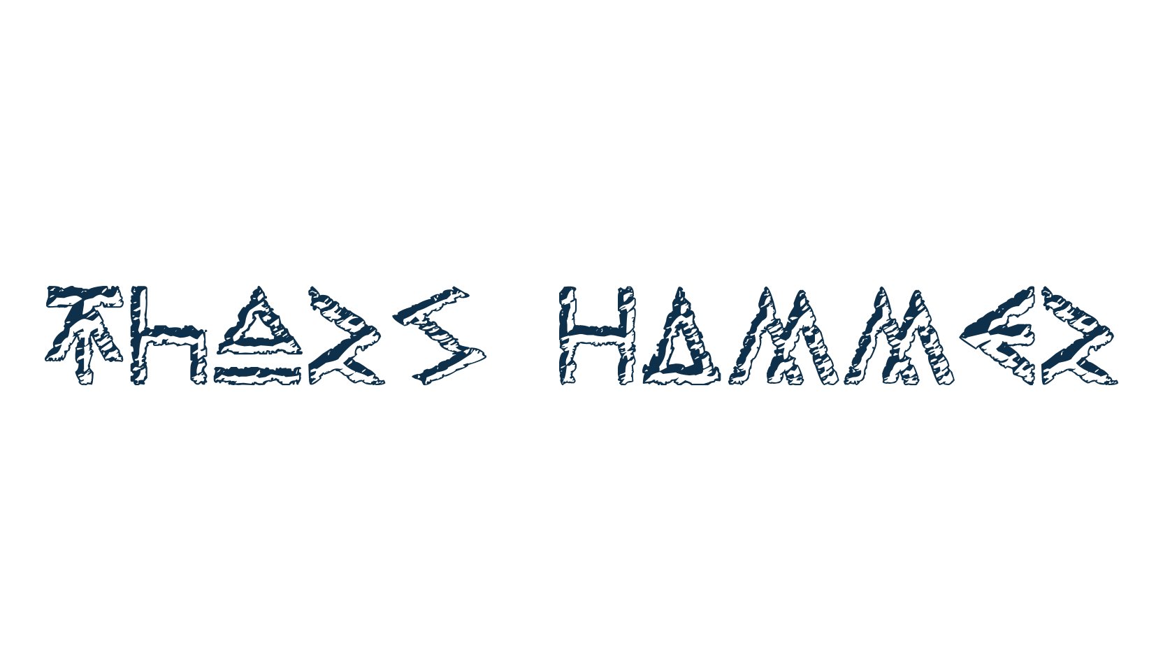Thors Hammer, celtic font preview
