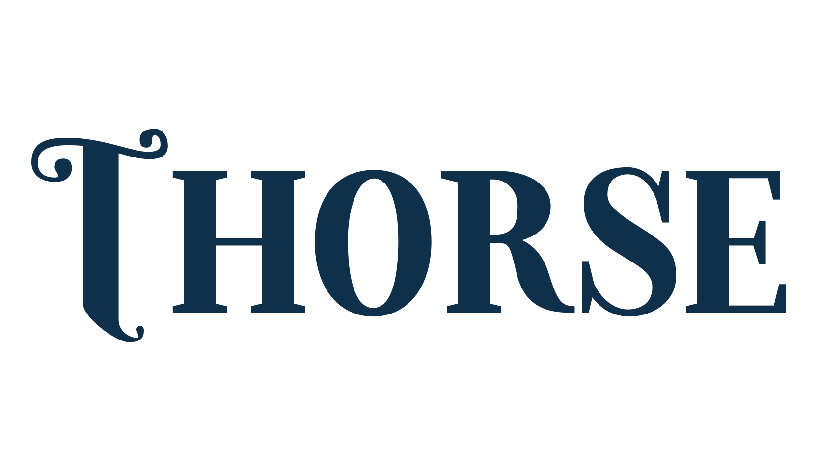 Thorse, fancy retro decorative font preview