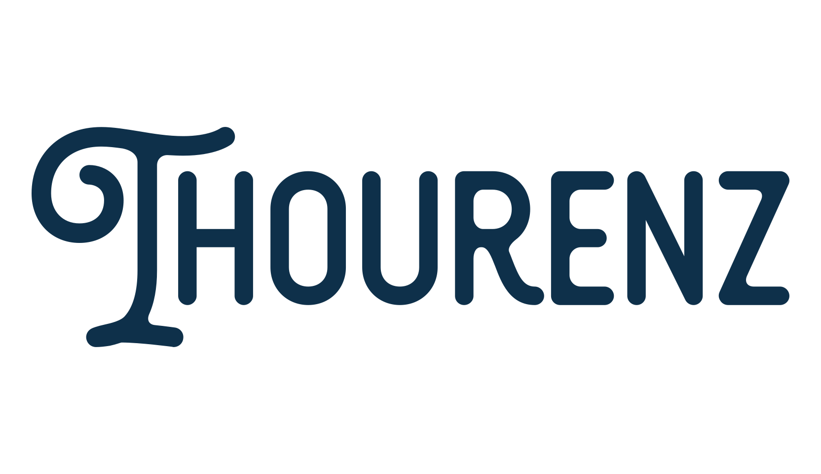 Thourenz, retro font preview