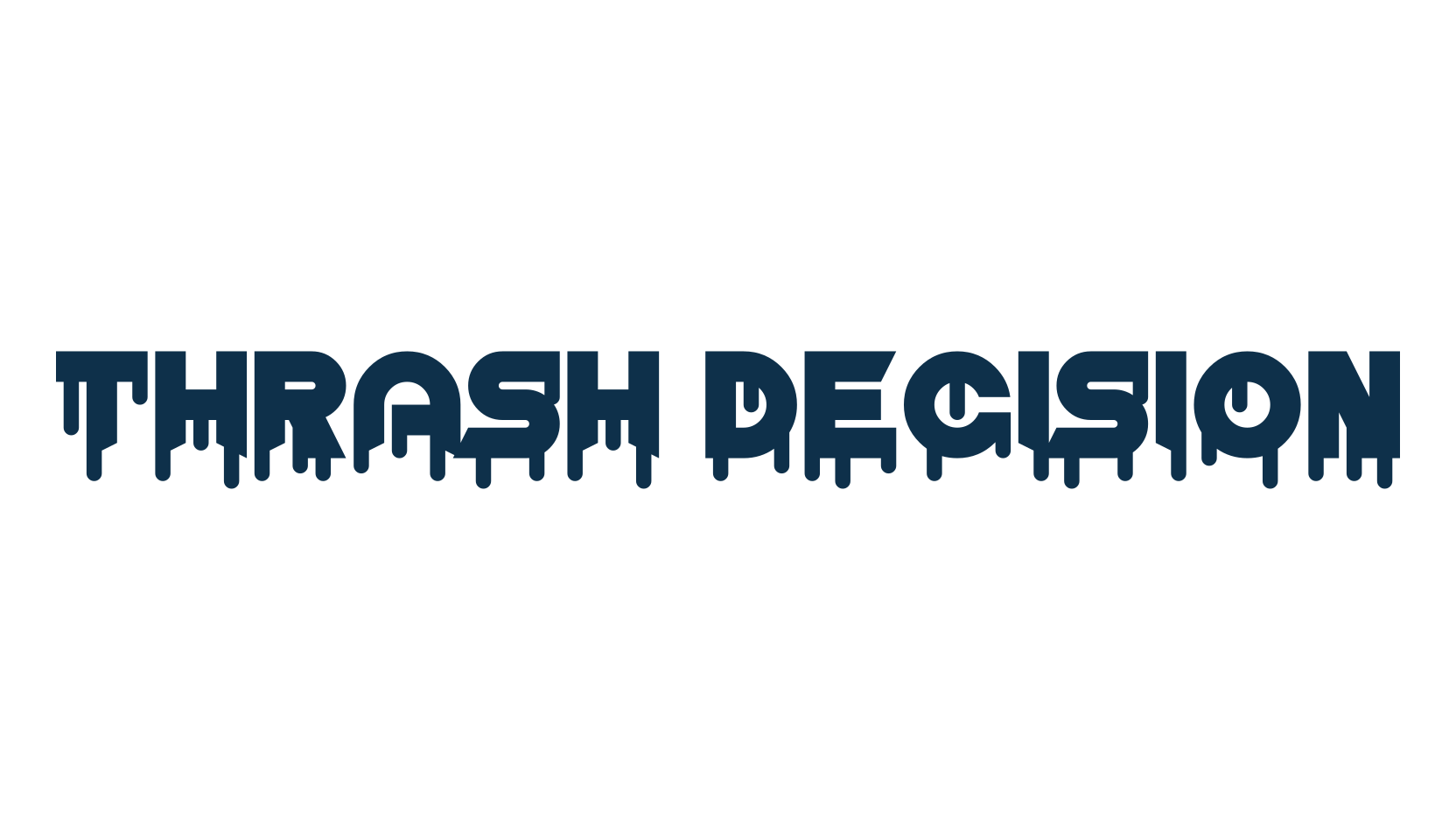 Thrash Decision, halloween font preview