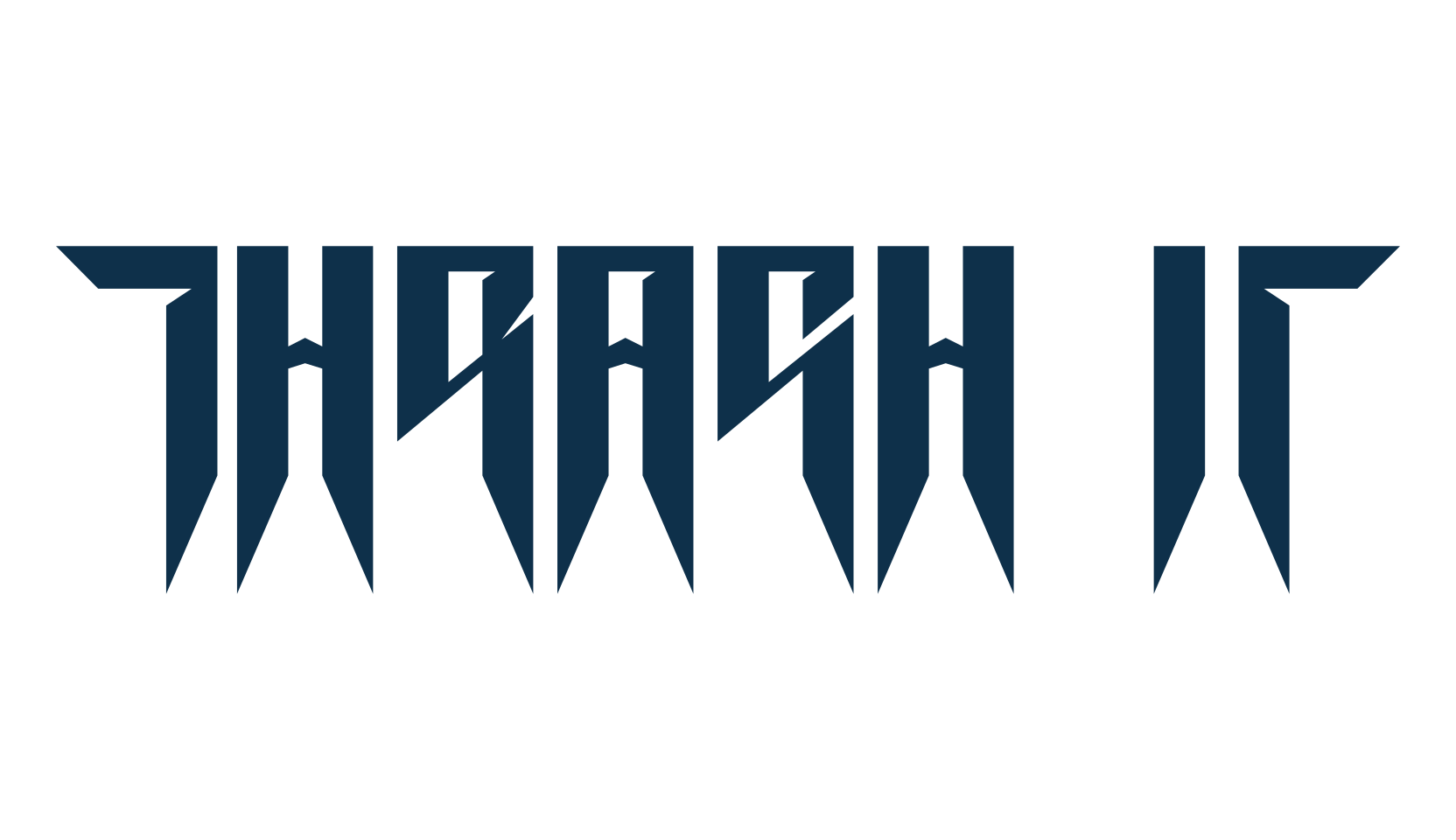 Thrash it, gothic modern font preview