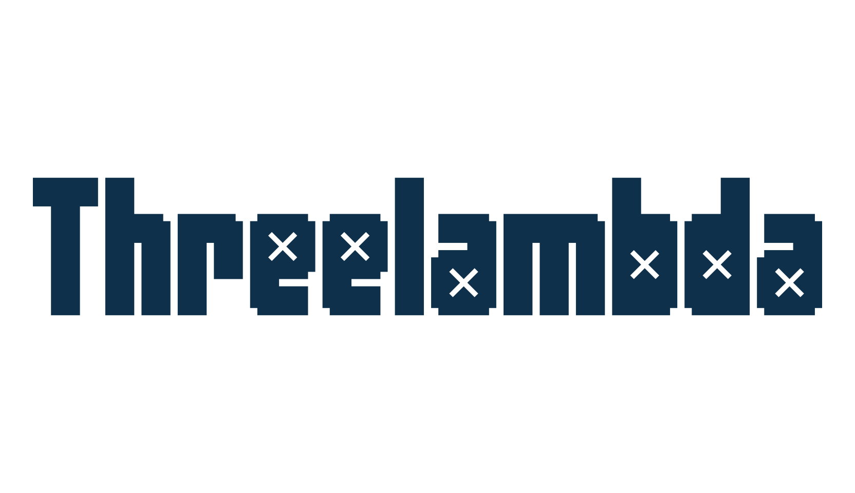 Threelambda, square font preview