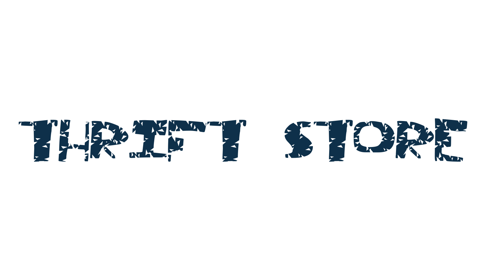 Thrift Store, cartoon font preview