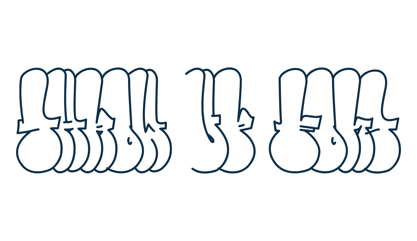 Throw-up Font, graffiti font preview