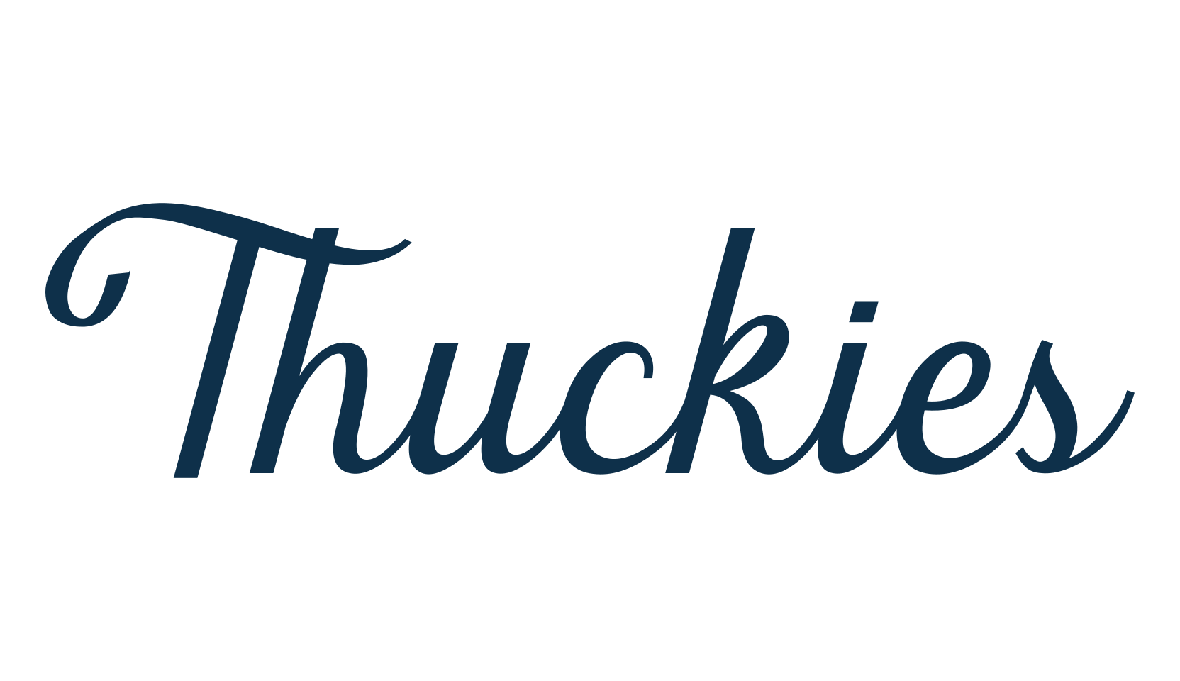 Thuckies, various font preview