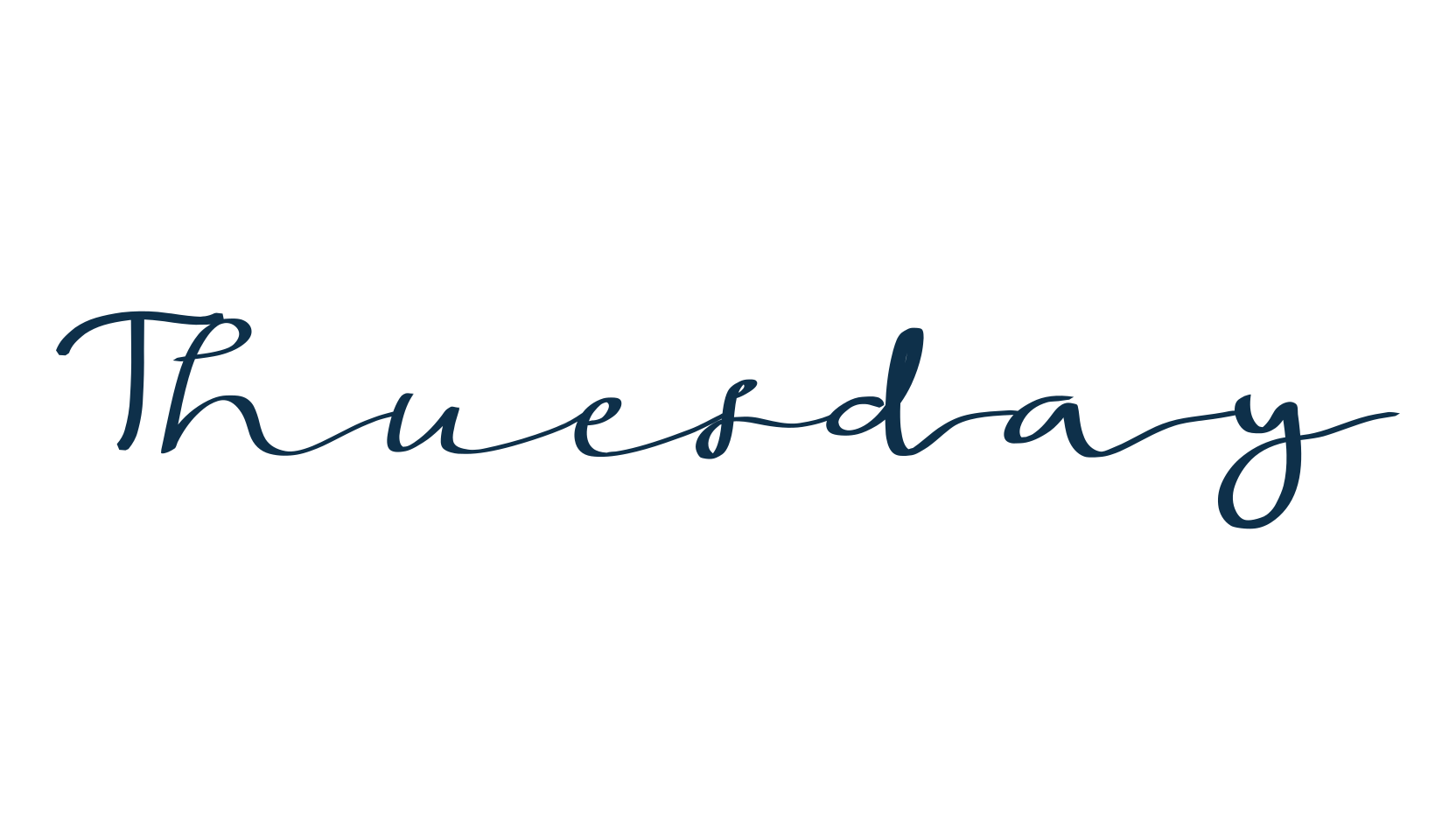 Thuesday, fancy decorative font preview