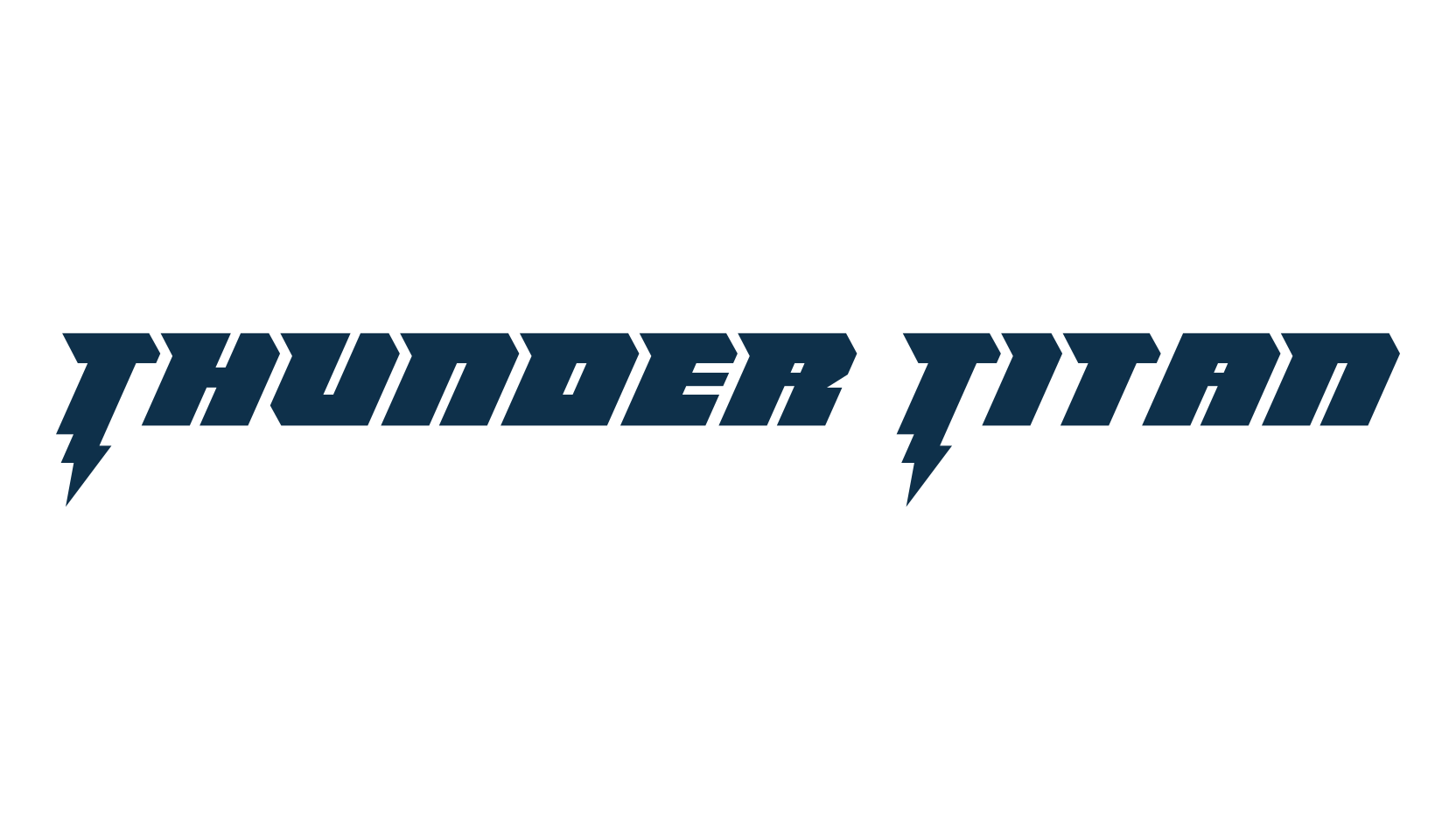 Thunder Titan, various font preview