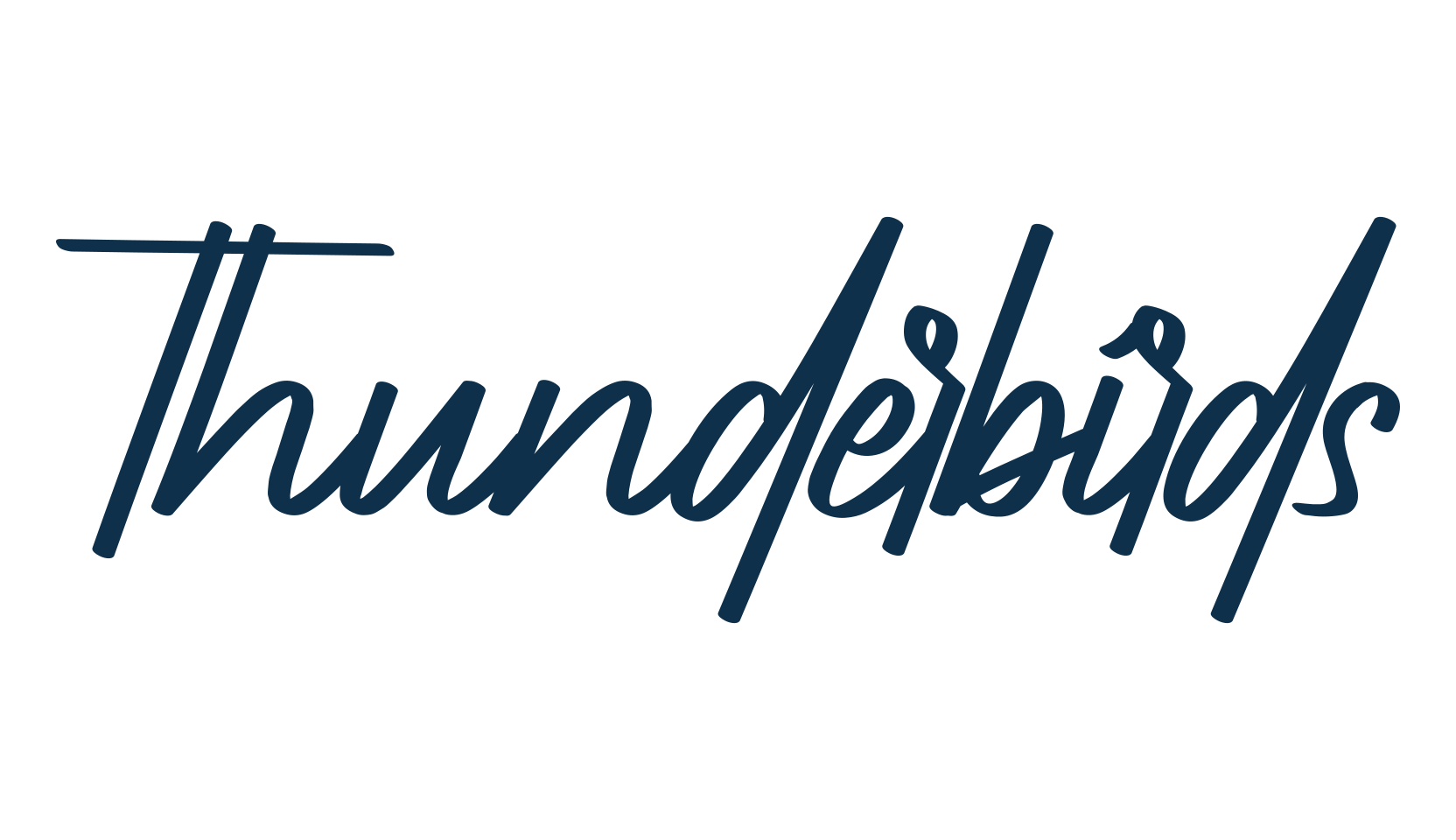 Thunderbirds, various font preview