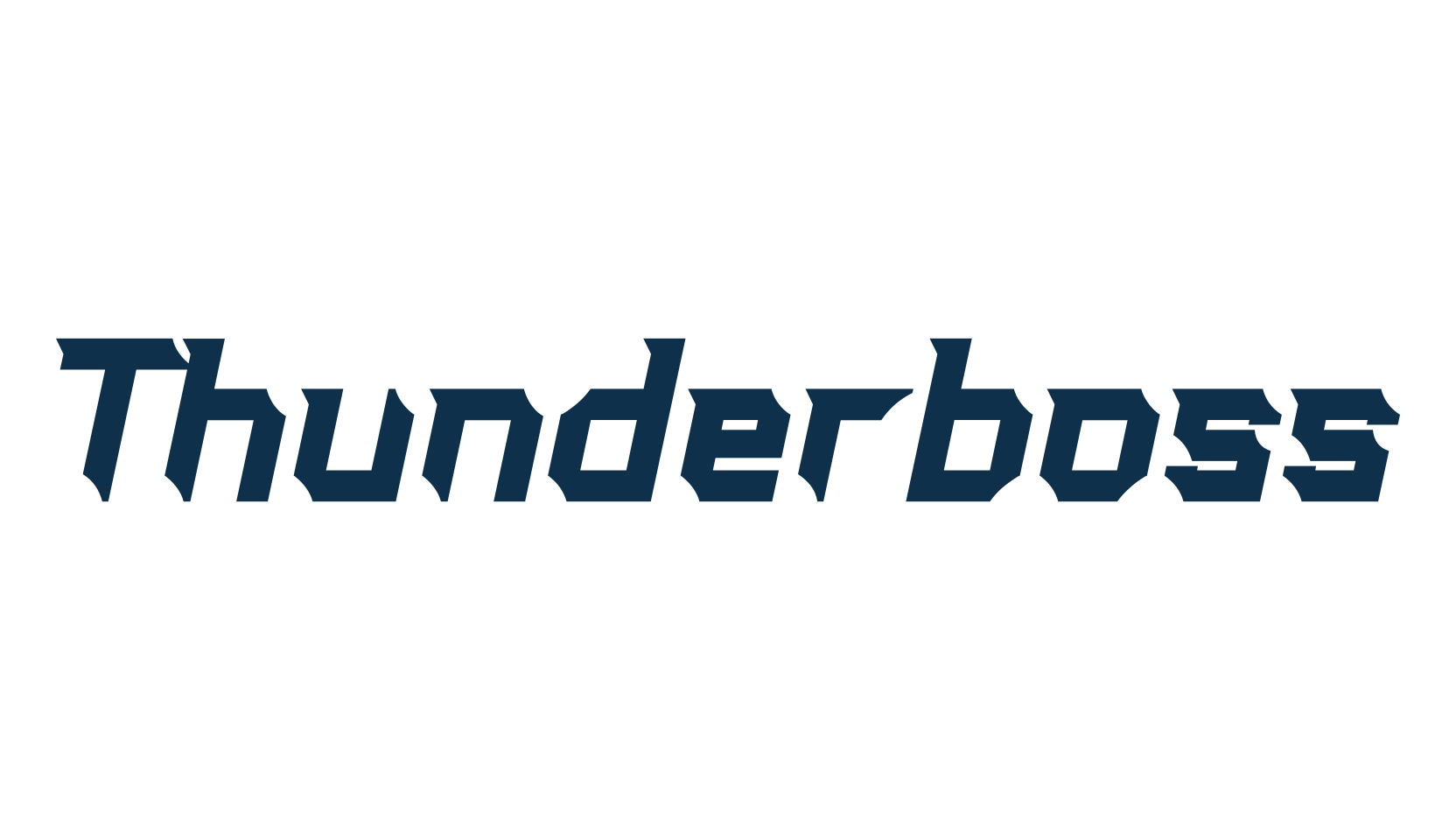 Thunderboss, fancy various techno sci-fi font preview