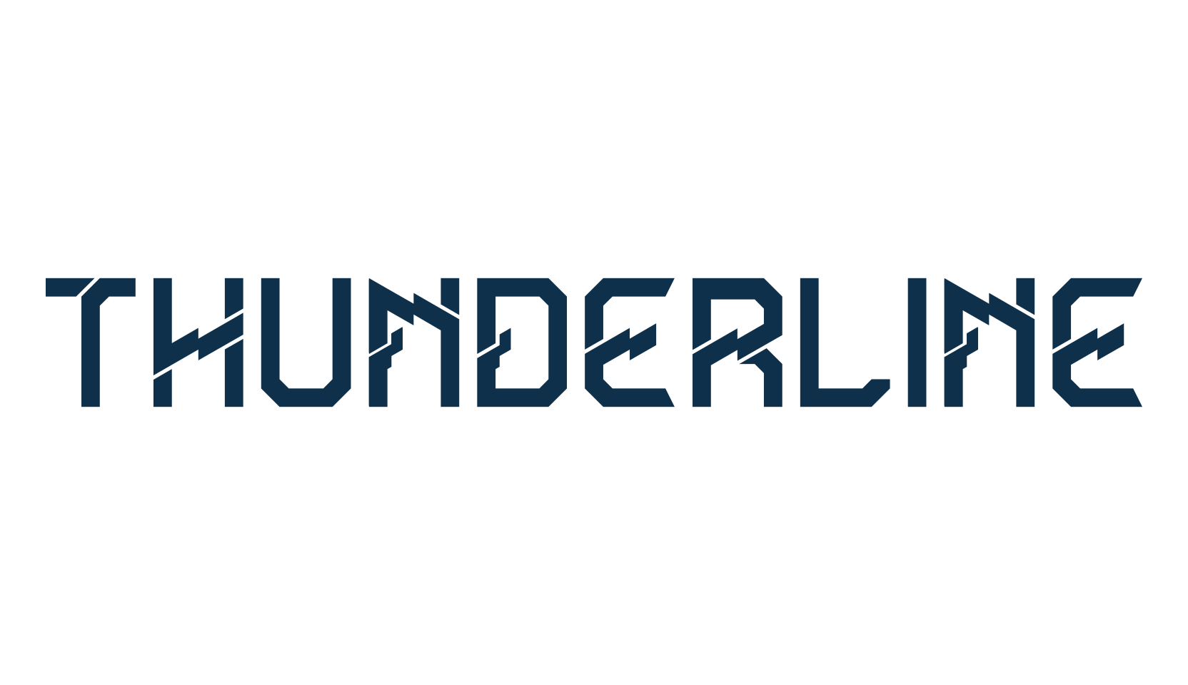 Thunderline, gothic modern font preview