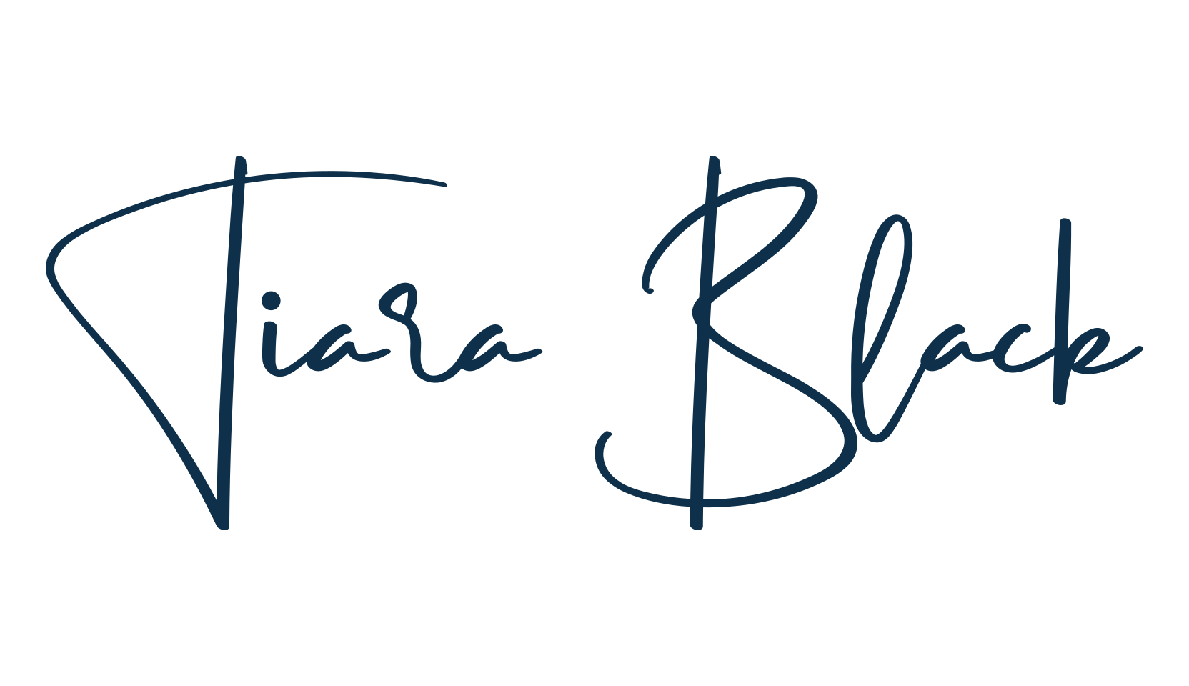 Tiara Black, script handwritten fancy decorative calligraphy font preview