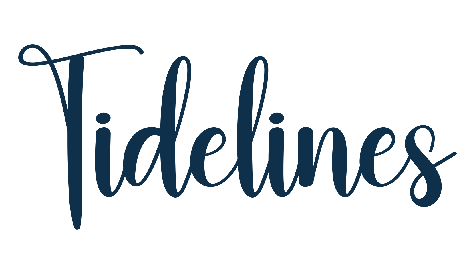 Tidelines, display market font preview