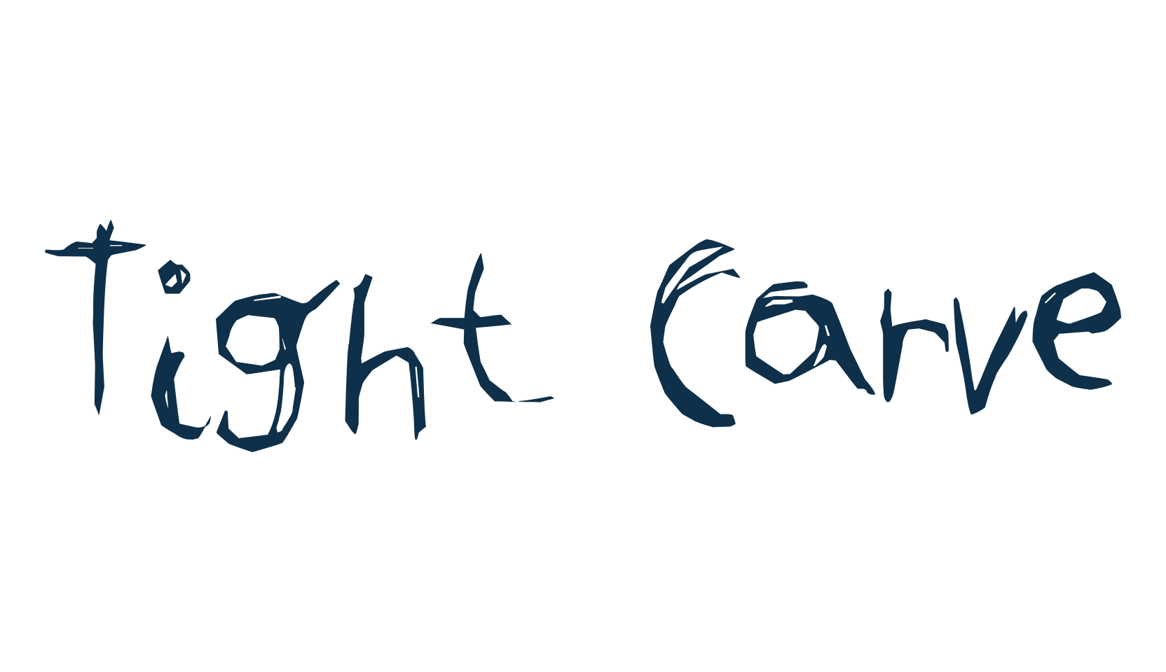 Tight Carve, script trash fancy decorative calligraphy font preview