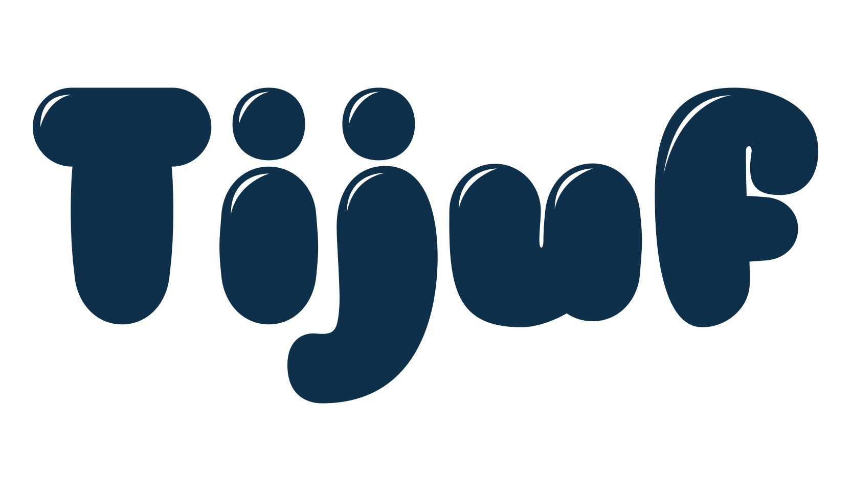 Tijuf, fancy cartoon decorative font preview