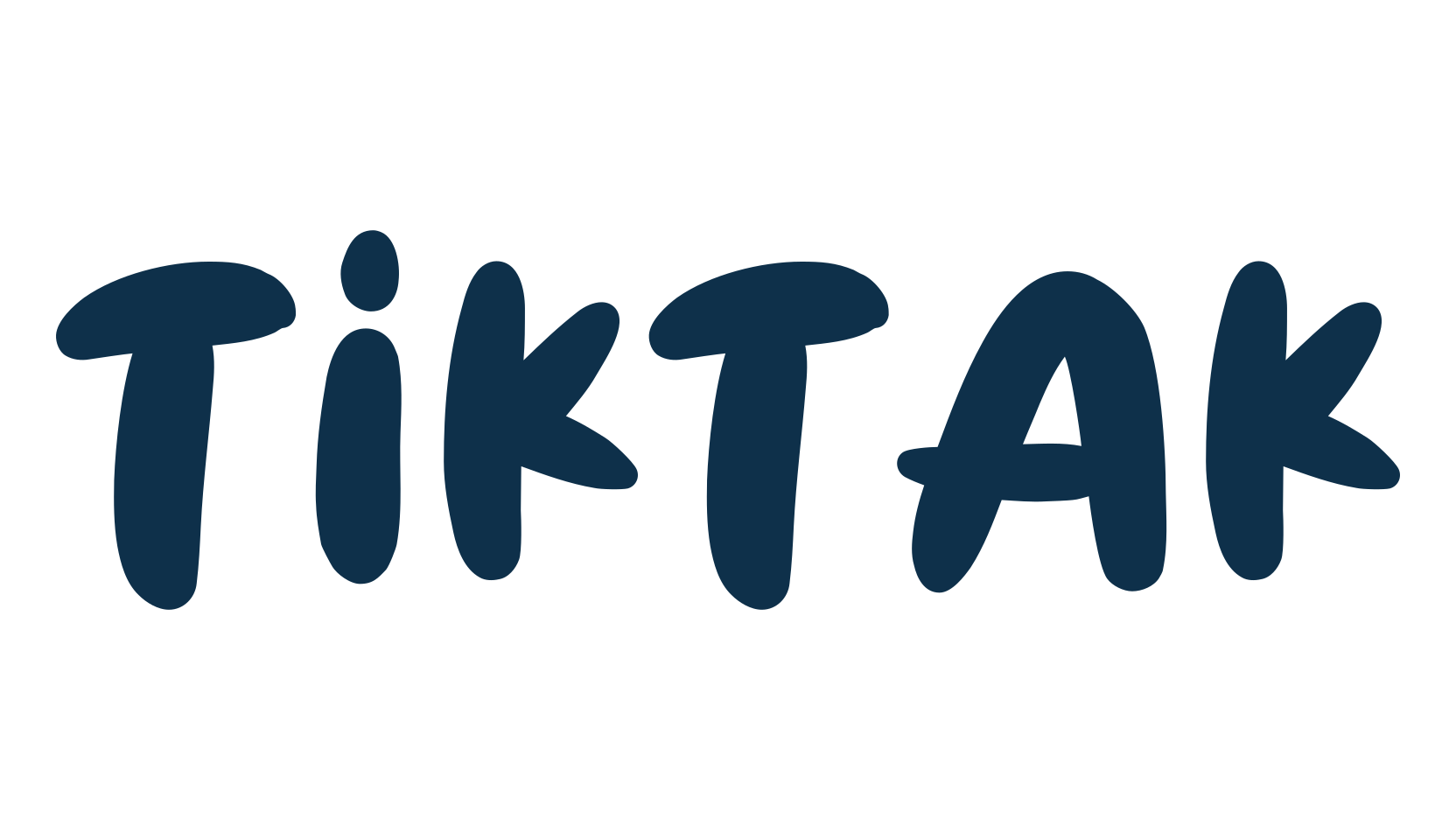 Tiktak, fancy cartoon decorative font preview