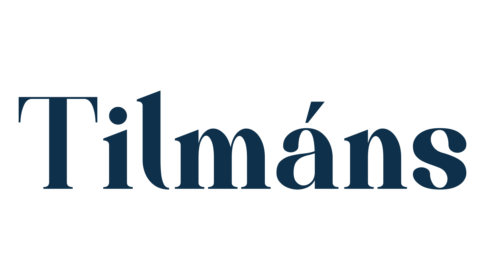Tilmáns, serif font preview