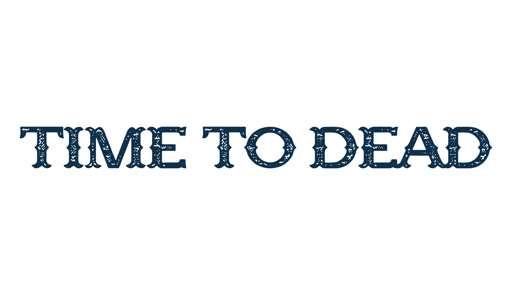 Time to Dead, western font preview