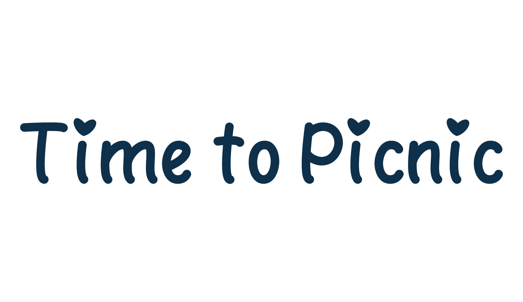Time to Picnic, fancy various decorative script calligraphy font preview