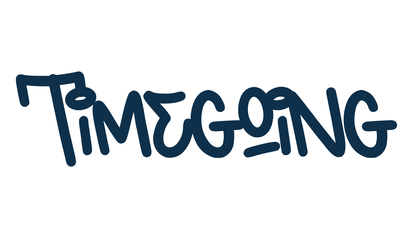 Timegoing, graffiti font preview