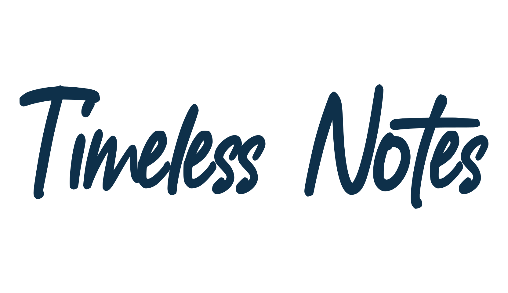 Timeless Notes, handwriting font preview