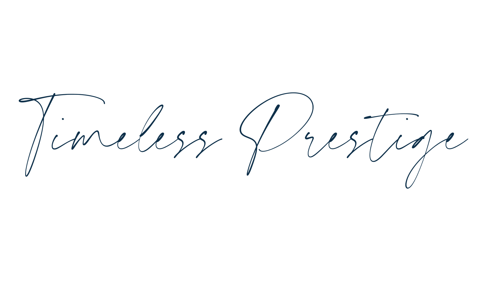 Timeless Prestige, script handwritten fancy decorative calligraphy font preview