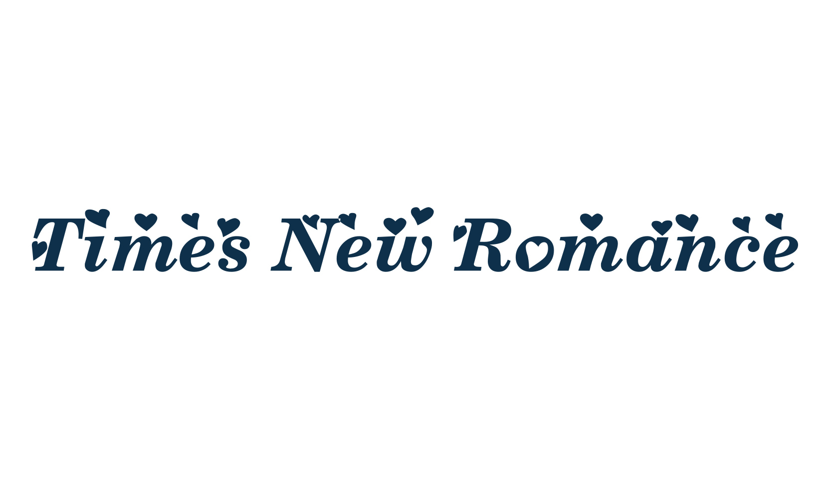 Times New Romance (times-new-romance), fancy decorative font preview