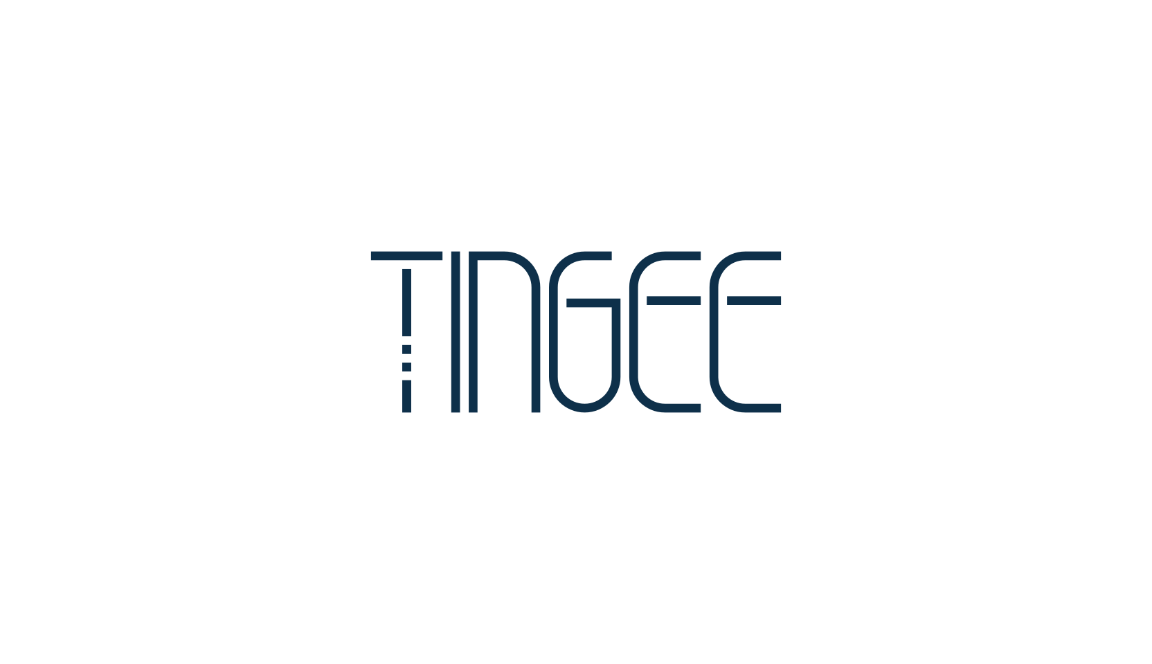Tingee, sci-fi font preview