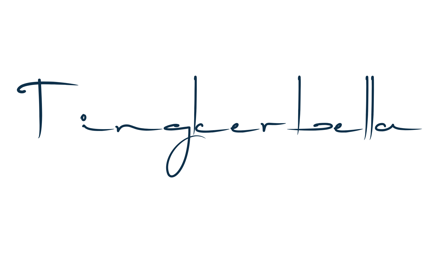 Tingkerbella, script handwritten fancy decorative calligraphy font preview