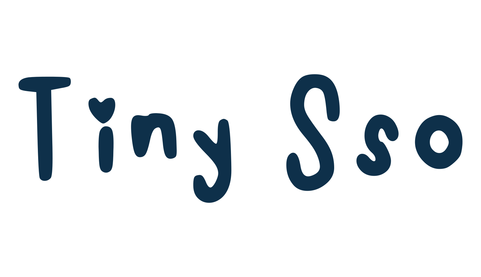 Tiny Sso, handwriting font preview