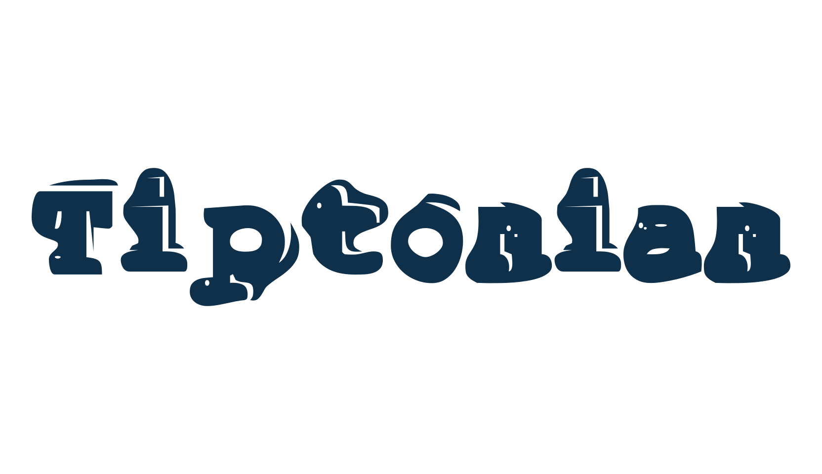 Tiptonian, fancy eroded decorative font preview