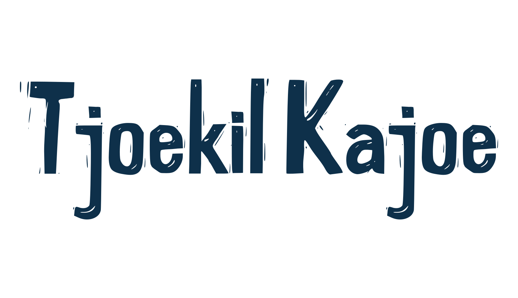 Tjoekil Kajoe, fancy cartoon decorative font preview